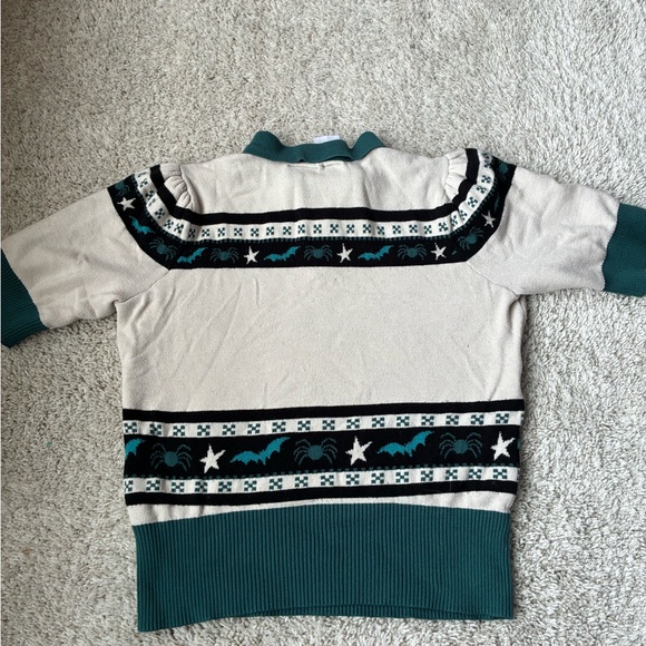 Disney Nightmare Before Christmas Short Sleeve Sweater - Picture 4 of 6